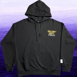 Gallery dept black hoodie